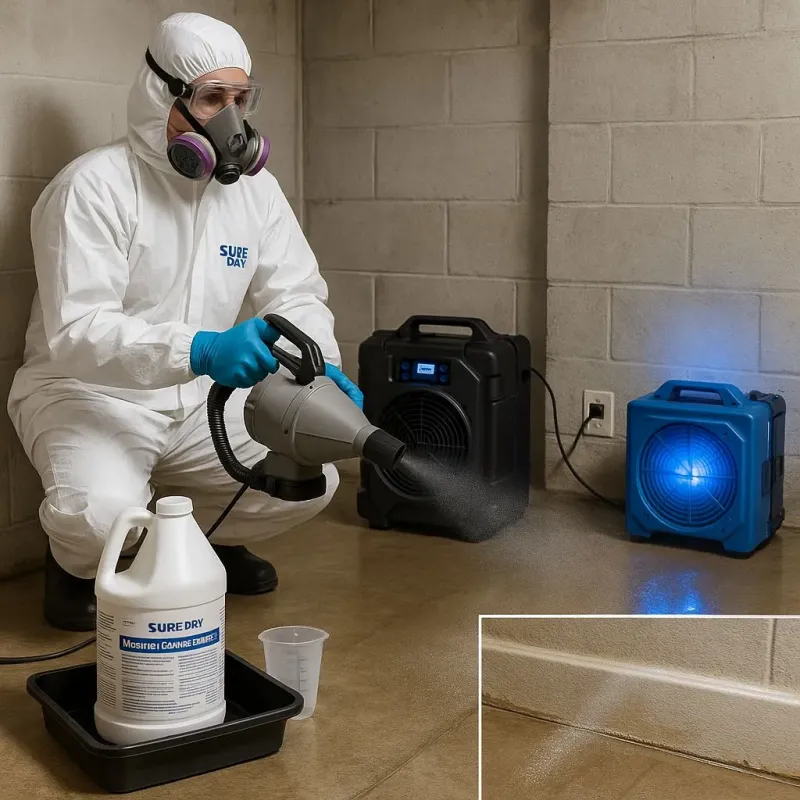 Sanitization and Odor Removal process in Mulberry, NC