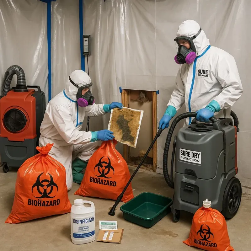 Contaminated Water Handling Protocols process in Mulberry, NC