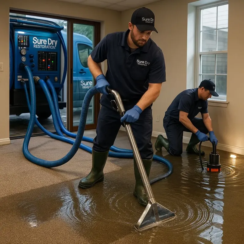 Water Extraction and Removal process in Mulberry, NC